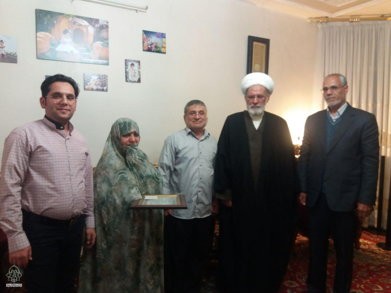 گزارش تصویری دیدار دبیر شورای عالی حوزه علمیه خراسان با خانواده جانبازان